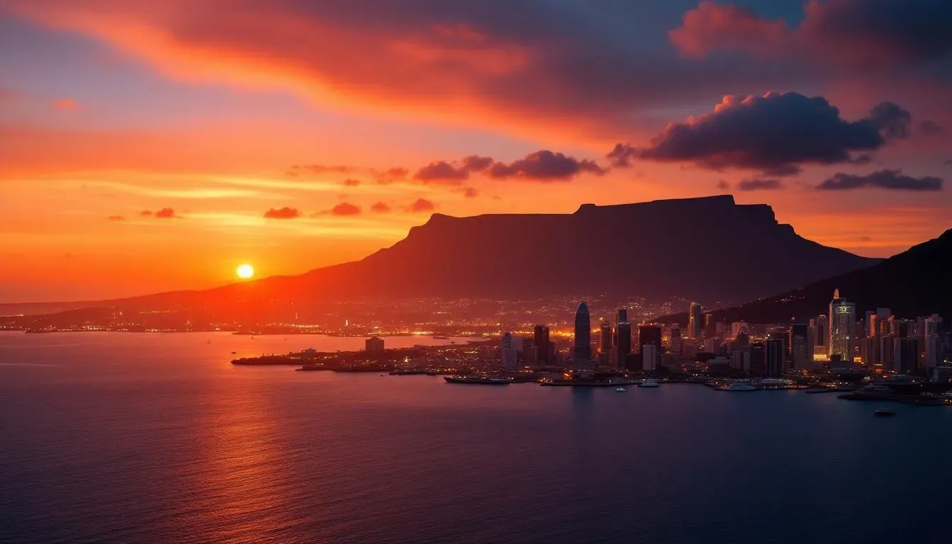 Cape Town Skyline - filming location in South Africa