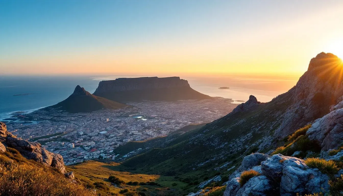 Lions Head Sunset - filming location in South Africa